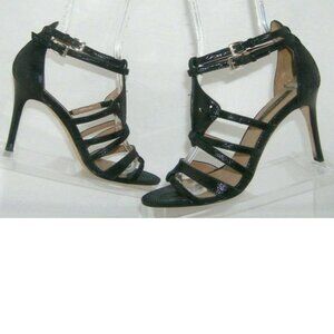 Ann Taylor Black Leather Pumps Sandals Heels